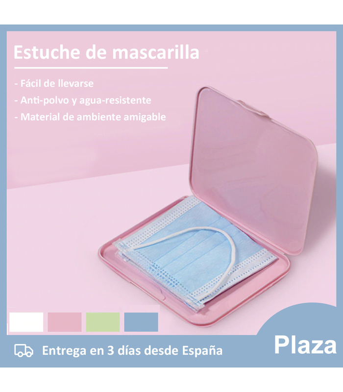 Mask666 Estuche de mascarilla antibacterial para Mascarilla Higienica